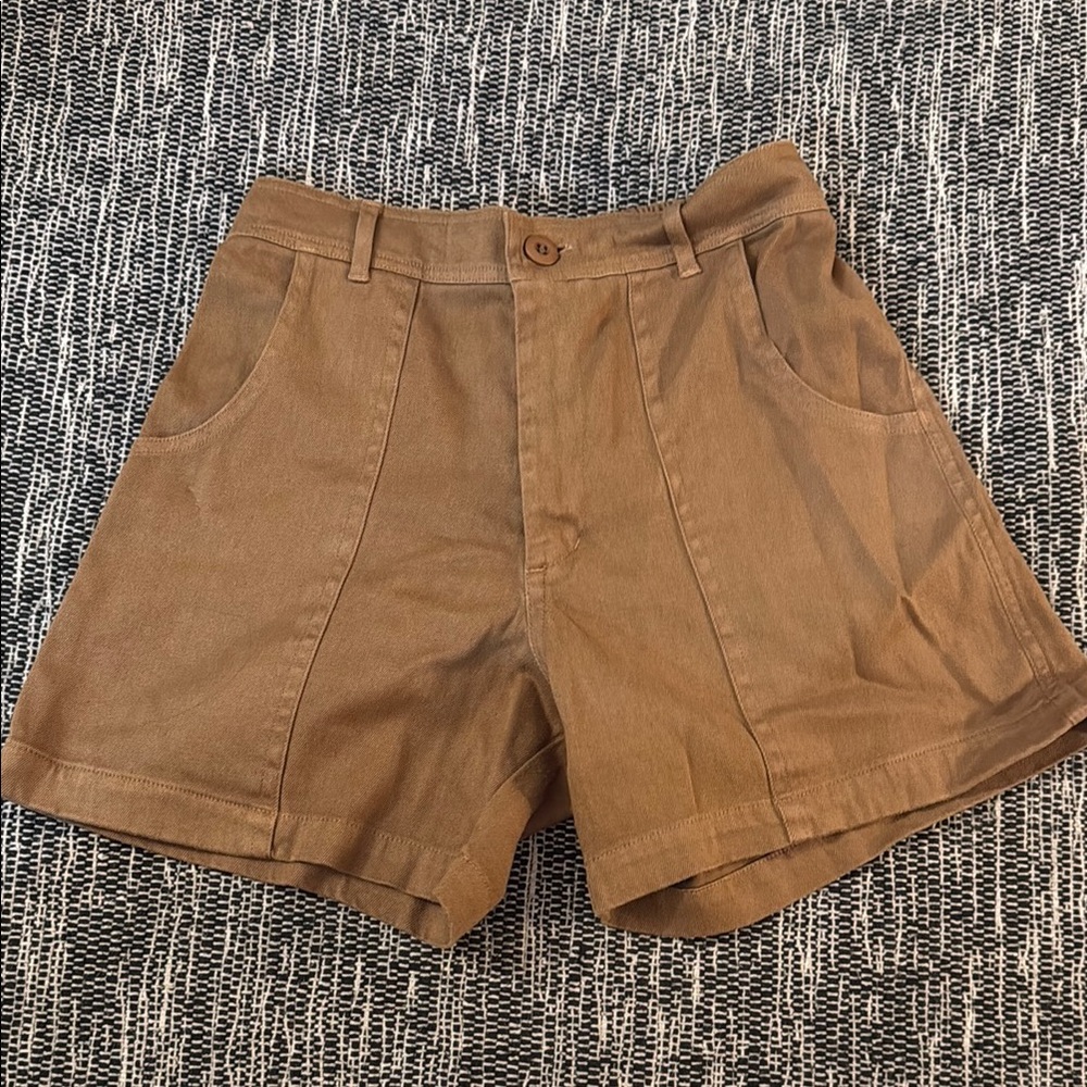 Jungmaven Tan Casual Shorts